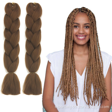 Jumbo Hair Braid Crochet Wholesale Synthetic Hair Extension Synthetic Braiding Hair High Quality Ombre For Afircan Braided